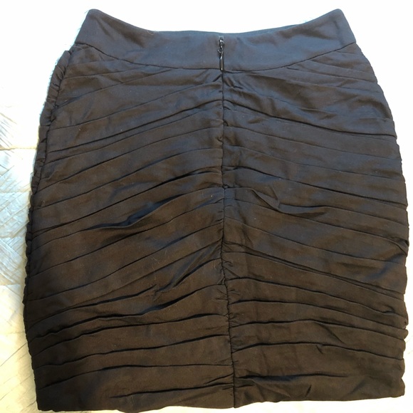 Denise Ruched Layered Mini Skirt - Picture 3 of 5